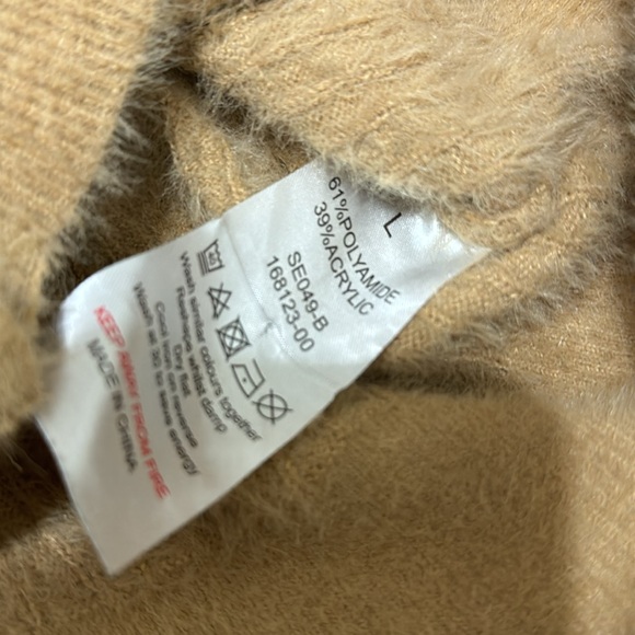 Cupcake Clothing LTD Women's Small Soft Button Up Tan Cardigan Sweater - Picture 4 of 5